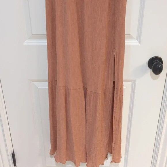 Abercrombie & Fitch Ruched Babydoll Maxi Dress - Picture 5 of 5